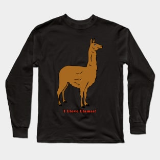 I Love Llamas #2 Long Sleeve T-Shirt